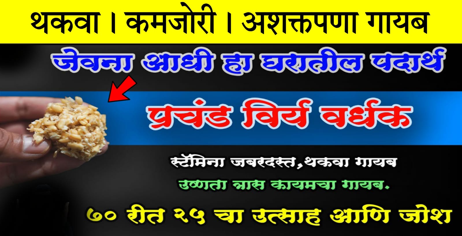 जेवणाआधी घ्या हा पदार्थ.. प्रचंड वी’र्य वाढेल.. स्टॅ’मिना जबरदस्त वाढेल, थकवा गायब.. 50 त 25 चा जोश..